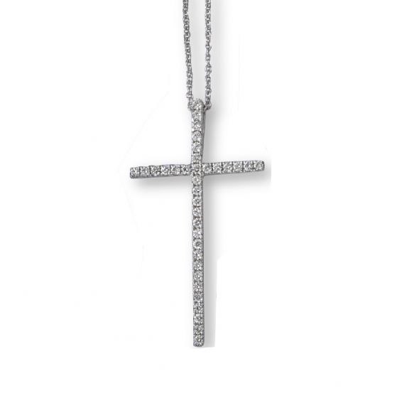 Diamond Cross with Chain