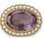 Victorian Amethyst and Pearl Brooch - 02024449 | Heming Diamond Jewellers | London