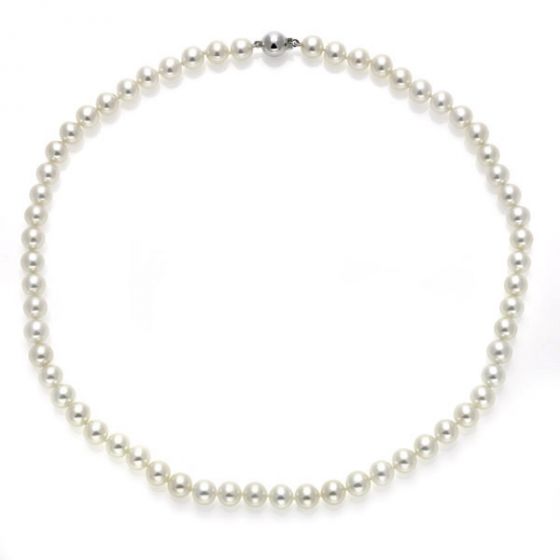 7 - 7.5mm Pearl Necklace - 02020388 | Heming Diamond Jewellers | London