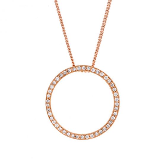 Diamond Circle Pendant