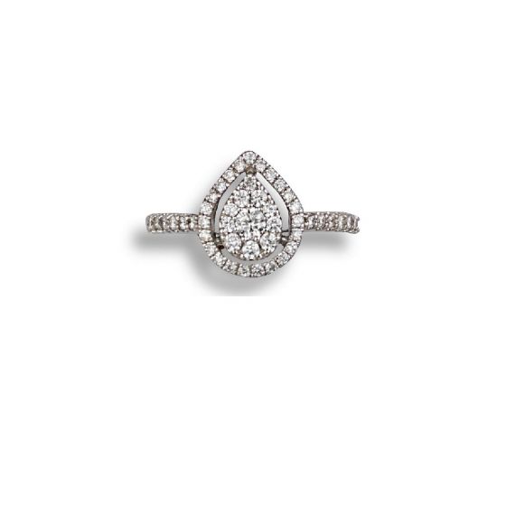 Diamond Cluster Ring