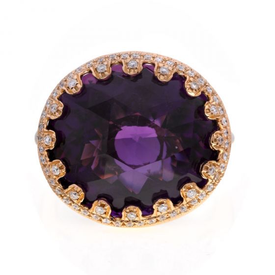 Amethyst Dress Ring - 00019561 | Heming Diamond Jewellers | London