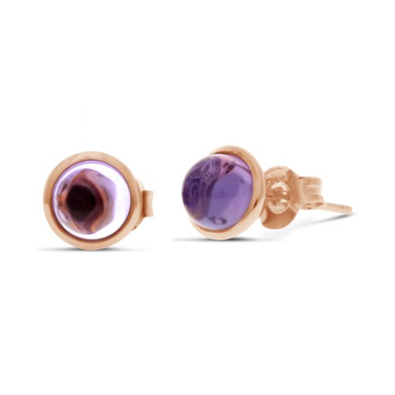 Amethyst Earrings - 00025026 | Heming Diamond Jewellers | London