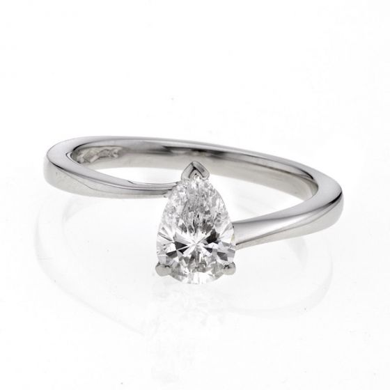 Diamond Solitaire Ring - 00019168 | Heming Diamond Jewellers | London