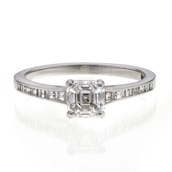 Diamond Solitaire Ring - 01018598 | Heming Diamond Jewellers | London