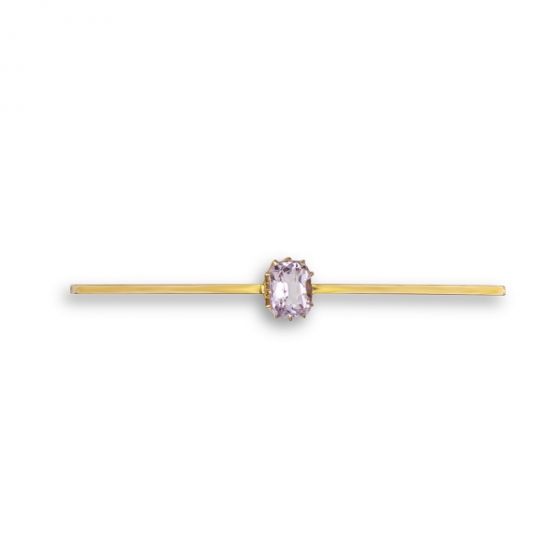 Edwardian Morganite Brooch - 02024111 | Heming Diamond Jewellers | London