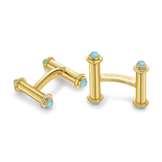 Opal Catamaran Cufflinks - 00024894 | Heming Diamond Jewellers | London