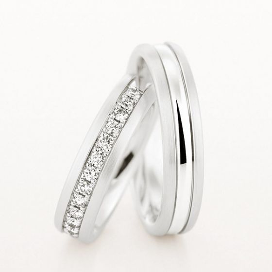 Pair of 18ct 5mm Wedding Rings by Christian Bauer - 00019239 | Heming Diamond Jewellers | London