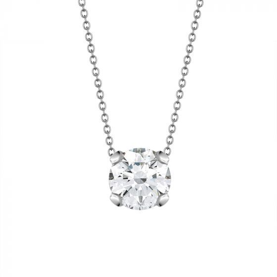 BERKELEY PENDANT 1745 COLLECTION - BERKELEY DIAMOND SOLITAIRE PENDANT | Heming Diamond Jewellers | London