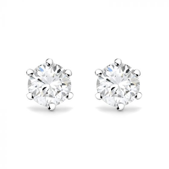 DALTON EARRINGS 1745 COLLECTION - DALTON DIAMOND SOLITAIRE EARRINGS | Heming Diamond Jewellers | London