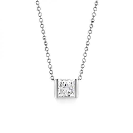 GROSVENOR PENDANT 1745 COLLECTION - GROSVENOR DIAMOND SOLITAIRE PENDANT | Heming Diamond Jewellers | London