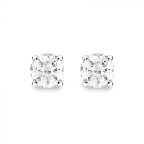 PICCADILLY EARRINGS 1745 COLLECTION - PICCADILLY DIAMOND SOLITAIRE EARRINGS | Heming Diamond Jewellers | London