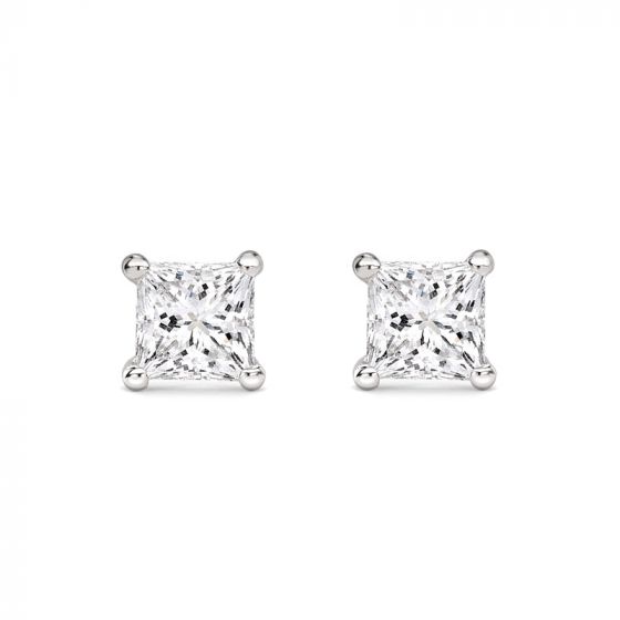 PORTLAND EARRINGS 1745 COLLECTION - PORTLAND DIAMOND SOLITAIRE EARRINGS | Heming Diamond Jewellers | London