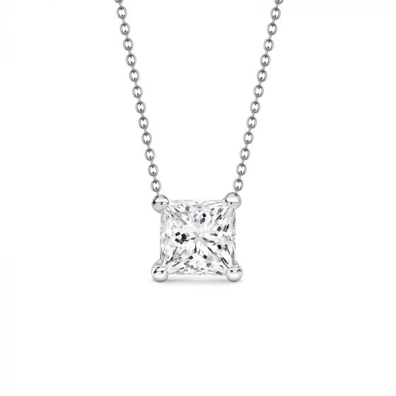 PORTLAND PENDANT 1745 COLLECTION - PORTLAND DIAMOND SOLITAIRE PENDANT | Heming Diamond Jewellers | London