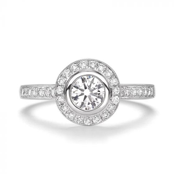 JUNO - RADIANCE COLLECTION - JUNO - DIAMOND SOLITAIRE RING | Heming Diamond Jewellers | London