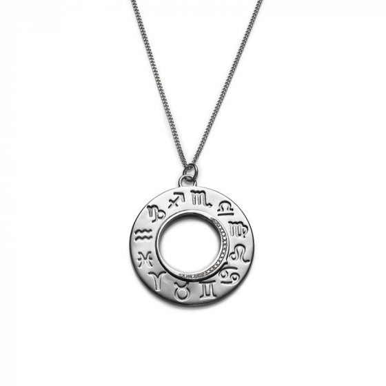 PLATINUM ZODIAC PENDANT - DIAMOND - ZODIAC PENDANT DIAMOND PLATINUM | Heming Diamond Jewellers | London