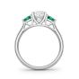 GRAFTON EMERALD - 1745 COLLECTION - GRAFTON EMERALD - DIAMOND SOLITAIRE RING | Heming Diamond Jewellers | London