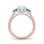 GRAFTON EMERALD - 1745 COLLECTION - GRAFTON EMERALD - DIAMOND SOLITAIRE RING | Heming Diamond Jewellers | London