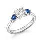 GRAFTON SAPPHIRE - 1745 COLLECTION - GRAFTON SAPPHIRE - DIAMOND SOLITAIRE RING | Heming Diamond Jewellers | London