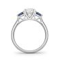 GRAFTON SAPPHIRE - 1745 COLLECTION - GRAFTON SAPPHIRE - DIAMOND SOLITAIRE RING | Heming Diamond Jewellers | London