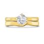 JERMYN - 1745 COLLECTION - JERMYN - DIAMOND SOLITAIRE PLAIN RING | Heming Diamond Jewellers | London