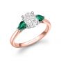 MADDOX EMERALD - 1745 COLLECTION - MADDOX EMERALD - DIAMOND SOLITAIRE RING | Heming Diamond Jewellers | London