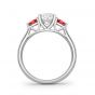 MADDOX RUBY  - 1745 COLLECTION - MADDOX RUBY - WHITE GOLD RING - 1745 COLLECTION | Heming Diamond Jewellers | London