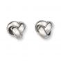 18 ct Knot Earrings - 03018322 | Heming Diamond Jewellers | London