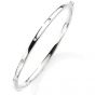 9ct White Gold Diamond Bangle - 00019437 | Heming Diamond Jewellers | London