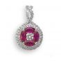 Ruby and Diamond Pendant