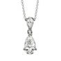 0.72ct Pear Cut Diamond Pendant