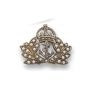 Vintage Royal Navy Officers Cap Badge Brooch