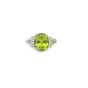 Peridot and Diamond Dress Ring