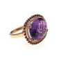 Amethyst, Diamond & Ruby Ring - 00019549 | Heming Diamond Jewellers | London