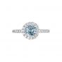 Aquamarine & Diamond Ring - 00022407 | Heming Diamond Jewellers | London