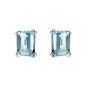 Aquamarine Stud Earrings - 00021003 | Heming Diamond Jewellers | London