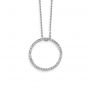 Diamond Circle Pendant - 00022283 | Heming Diamond Jewellers | London