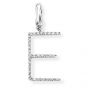 Diamond Initial 'E' Charm / Pendant (9ct) - 00019098 | Heming Diamond Jewellers | London