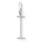 Diamond Initial 'I' Charm / Pendant (9ct) - 00019102 | Heming Diamond Jewellers | London