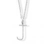 Diamond Initial 'J' Charm / Pendant (9ct) - 00019103 | Heming Diamond Jewellers | London