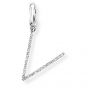 Diamond Initial 'V' Charm / Pendant (9ct) - 00019115 | Heming Diamond Jewellers | London