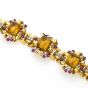 Mid Century Multigem Bracelet - 00019312 | Heming Diamond Jewellers | London