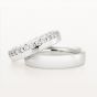 Pair of 18ct WG 4.5mm Wedding Rings by Christian Bauer - 00019128 | Heming Diamond Jewellers | London