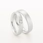 Pair of Platinum  4-5mm Wedding Rings by Christian Bauer - 00019131 | Heming Diamond Jewellers | London