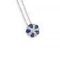 Sapphire and Diamond Pendant - 00021867 | Heming Diamond Jewellers | London