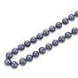 Single Stand Black Pearl Necklace 10mm - 02024159 | Heming Diamond Jewellers | London