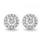 AQUILA EARRINGS RADIANCE COLLECTION - AQUILA DIAMOND CLUSTER EARRINGS | Heming Diamond Jewellers | London