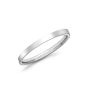 FLAT COURT SHAPED DESIGN - FLAT COURT SHAPED DESIGN WEDDING RING | Heming Diamond Jewellers | London