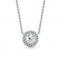 SATURN PENDANT RADIANCE COLLECTION - SATURN DIAMOND CLUSTER PENDANT | Heming Diamond Jewellers | London