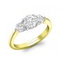 MARLOWE - TRILOGY COLLECTION - MARLOWE - THREE STONE DIAMOND RING | Heming Diamond Jewellers | London